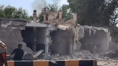 At least 16 killed in Pakistan mosque bombing, death toll feared to rise
