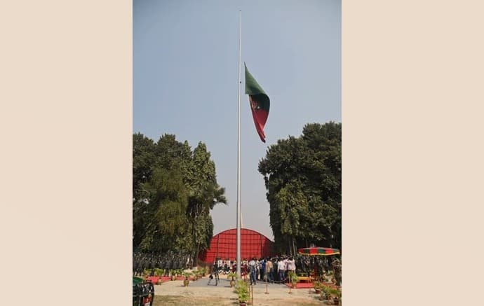 Ansar DG faces backlash for not hoisting national flag on Martyrs' Day