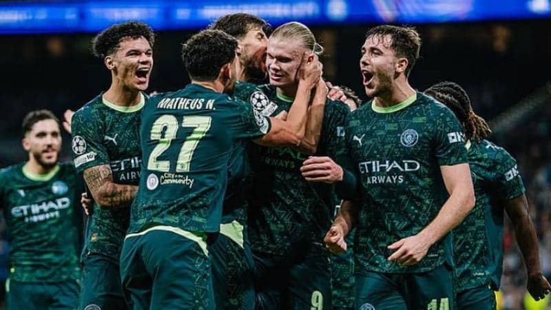 Manchester City beat real Madrid 2–1 at Bernabéu