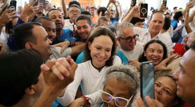 Machado returns from exile to jubilant crowds in Venezuela