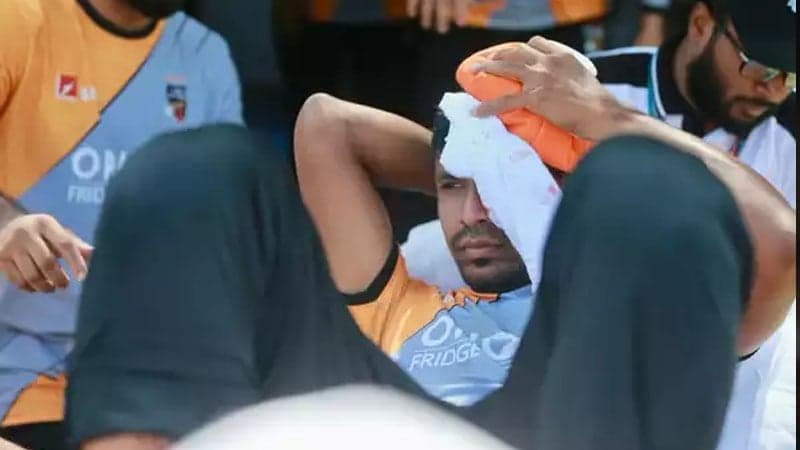Mustafiz taken to hospital after blow to head