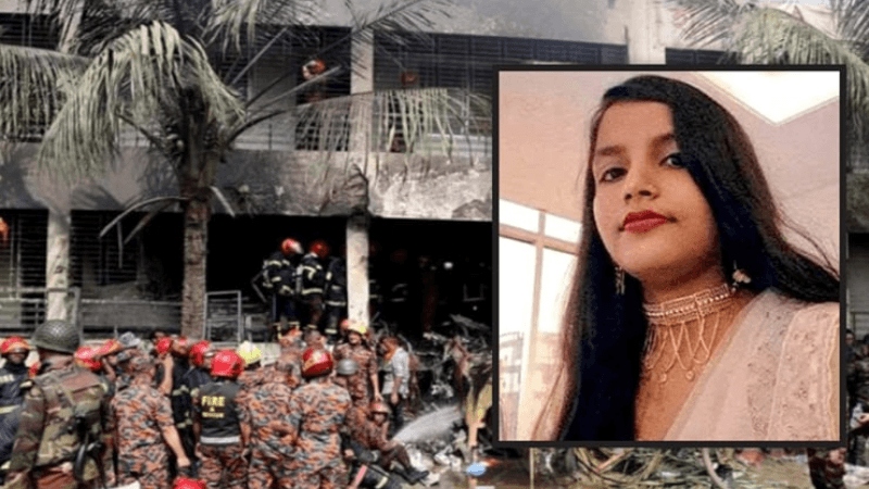Milestone student Tasnia succumbs to burn injuries after 33-day fight