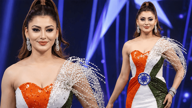 Urvashi faces fresh controversy over dress modelled on national flag