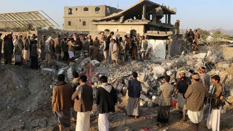 Yemen’s Houthis say US airstrikes killed 16 of its members