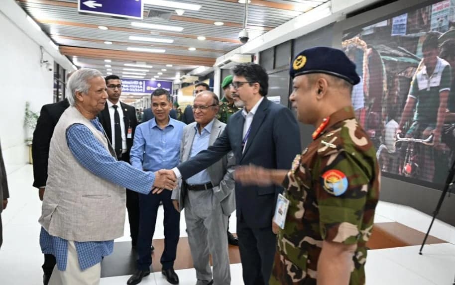 CA returns home from China