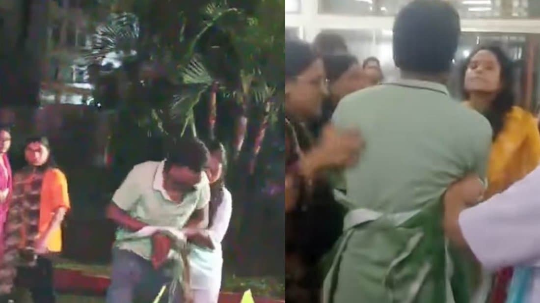 Protest at KU over secret video recording in female students' washroom