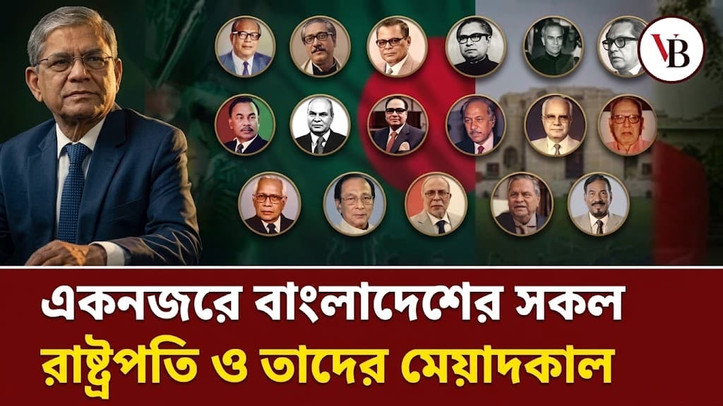 All president's of Bangladesh throughout history