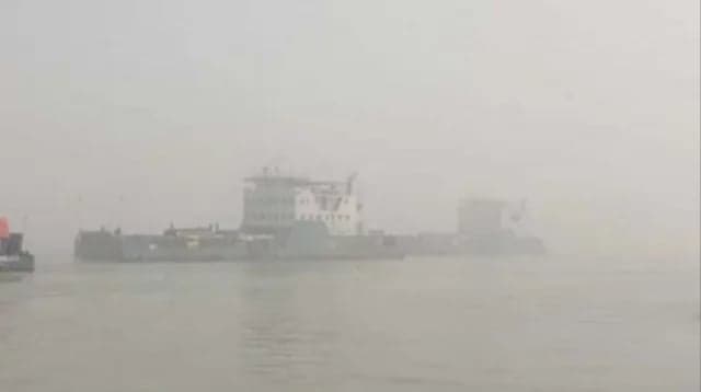 Nationwide water transport suspended due to dense fog