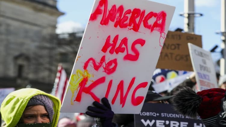 Thousands protest across US against Trump immigration policies