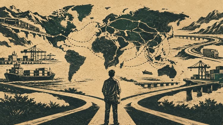 The world builds corridors but we stands at the crossroads