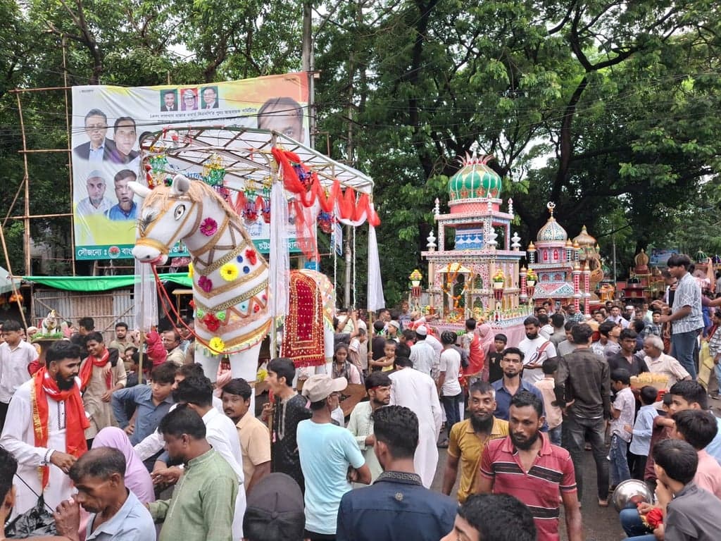 Chattogram observes holy Ashura with solemn tazia procession