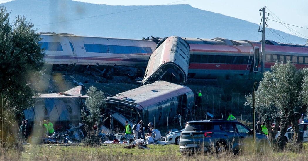 30 killed in Spain when two high-speed trains collide