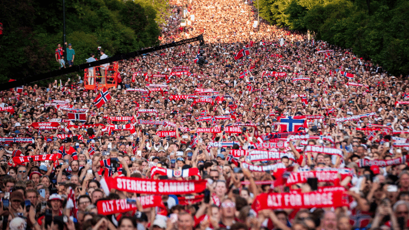 Haaland’s Norway receive heroes’ welcome in Oslo