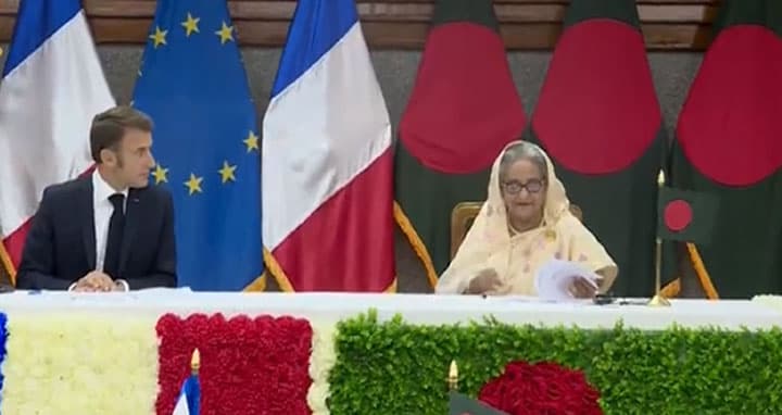 Dhaka, Paris sign two instruments