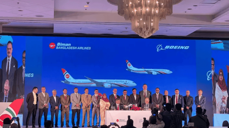 Bangladesh signs deal to buy 14 Boeing aircraft