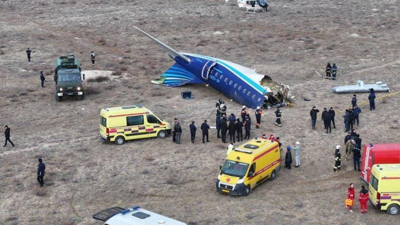 At least 39 dead after Azerbaijan Airlines plane crashes in Kazakhstan