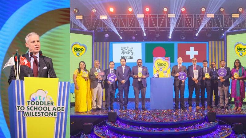 Swiss Ambassador unveils NIDO 5+ in Bangladesh