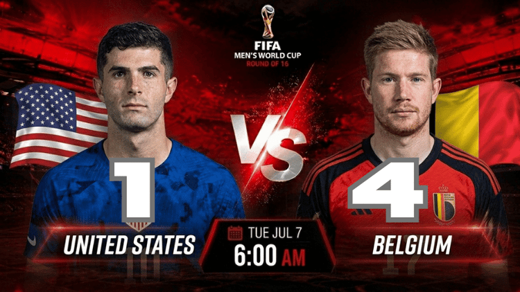 United States vs Belgium —World Cup: Live score and match stats