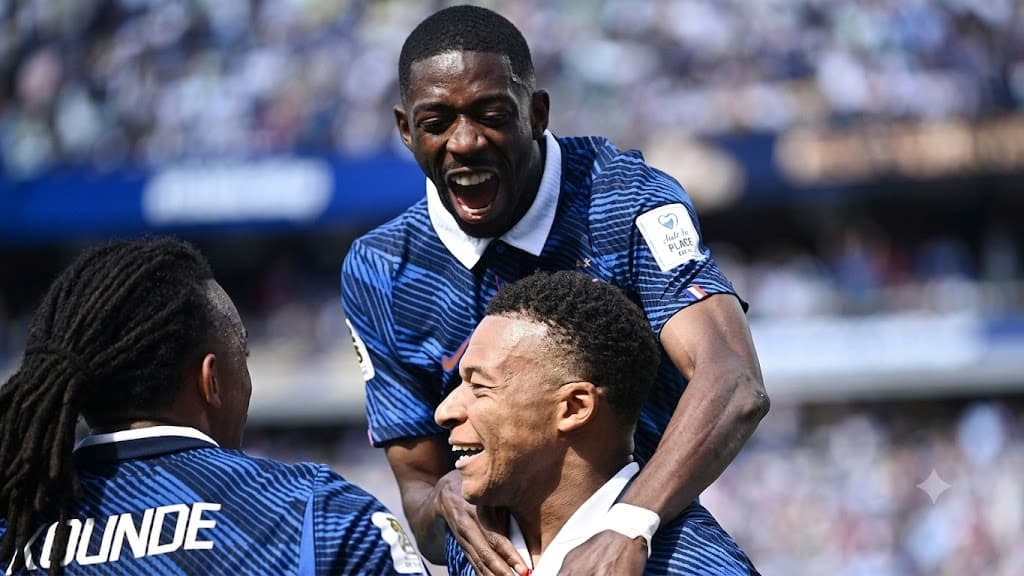 France beat Senegal 3-1 as Mbappe creates record