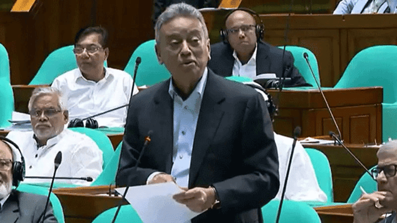 Finance Minister places revised budget, trimming public spending by Tk 2,000 crore
