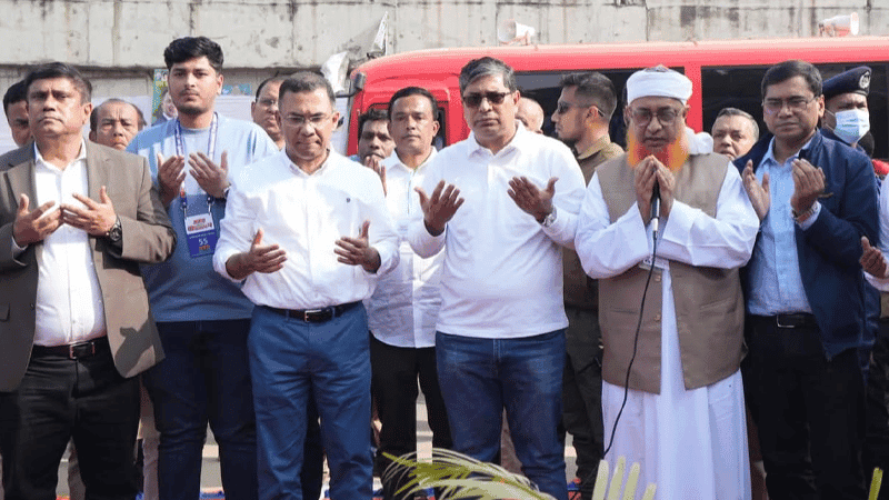 Tarique Rahman leaves Bogura for Rangpur