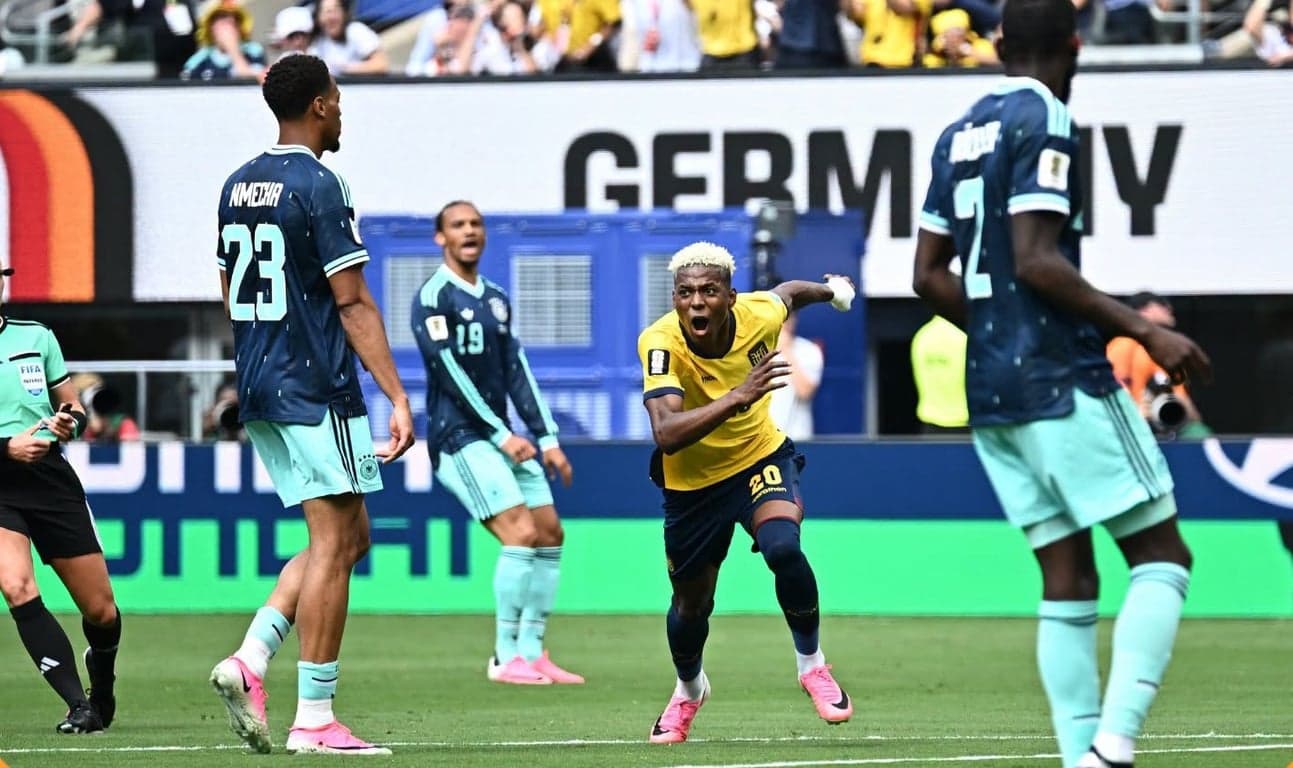 Angulo equalises in fast start in World Cup 2026 game after Sane opener