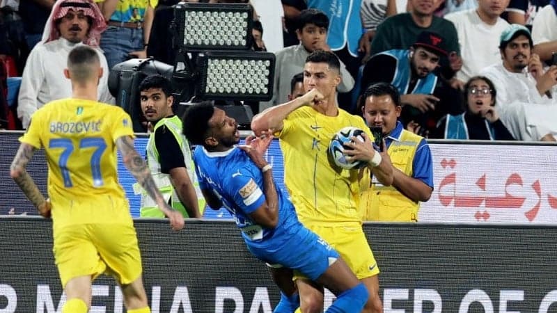 Ronaldo sees red as Al Nassr exit Saudi Super Cup