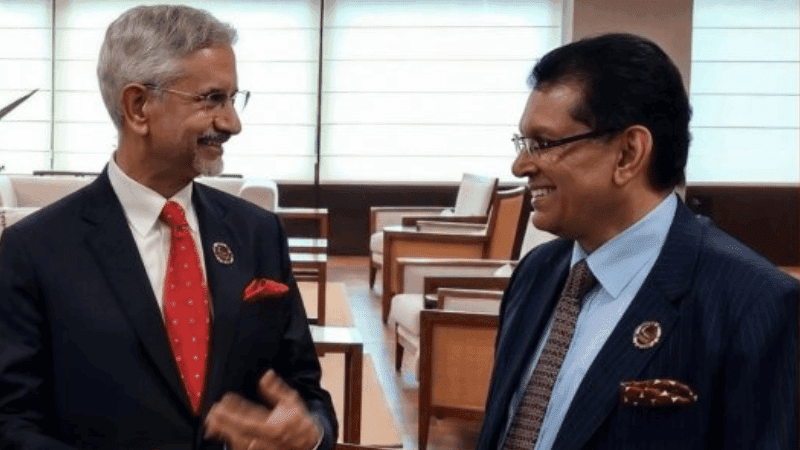 Khalilur Rahman meets India's Jaishankar on sidelines of ASEAN forum
