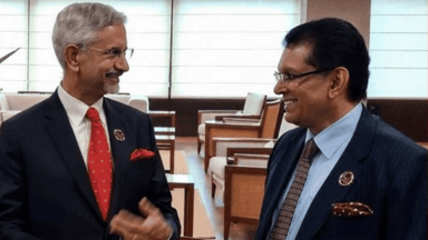 Khalilur Rahman meets India's Jaishankar on sidelines of ASEAN forum