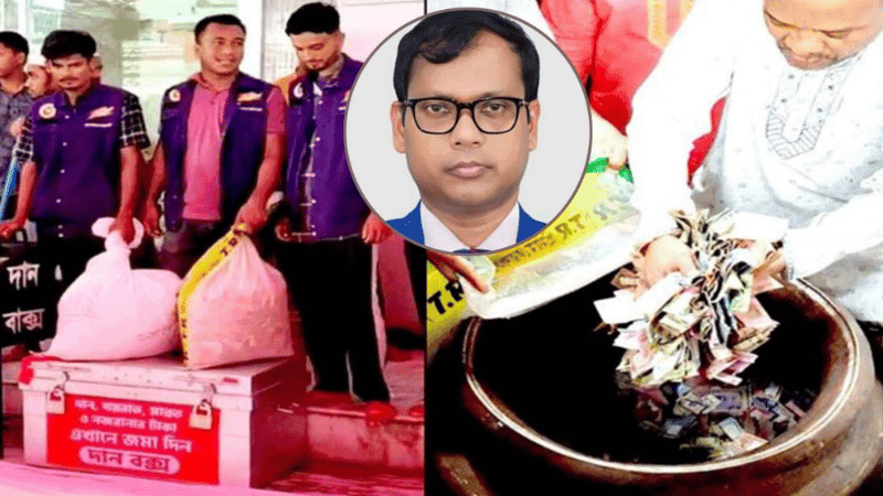 DC Sarwar unlocks historical cauldrons at Shahjalal Shrine, begins donation count