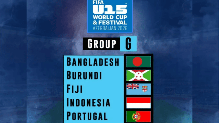 Bangladesh in same group with Portugal-Wales, 5 matches in 3 days