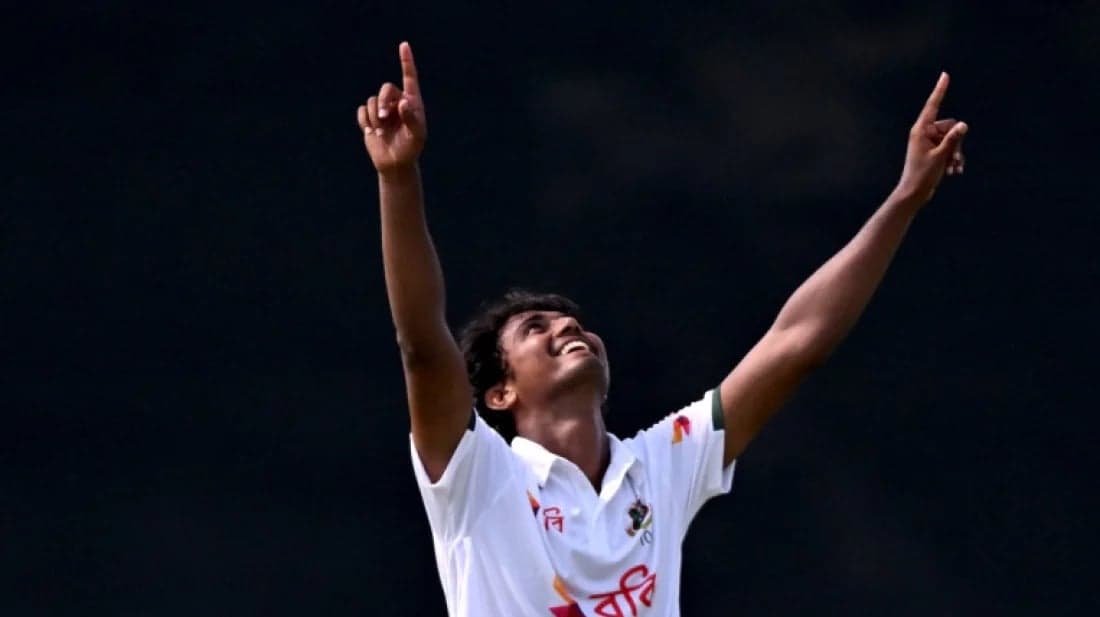Hasan Mahmud becomes first Bangladeshi pacer to take a Test hat-trick