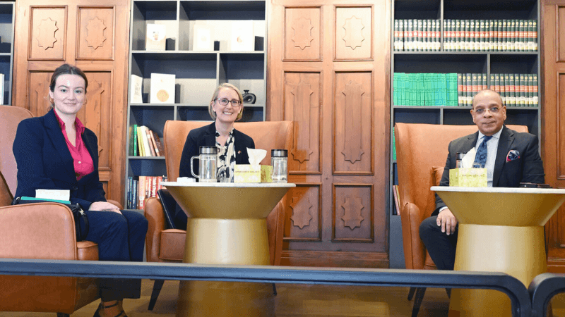 British high commissioner meets with chief justice