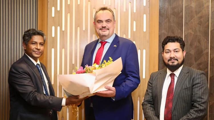 US ambassador Brent Christensen arrives in Dhaka