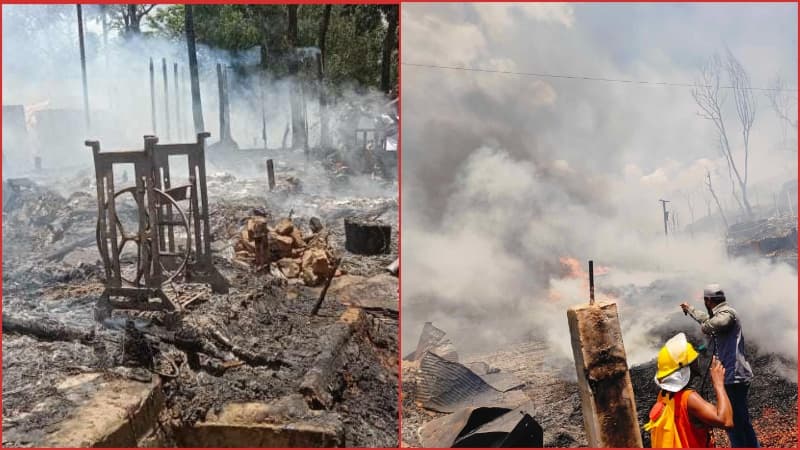 Fire in Rohingya camp leaves 4,000 Rohingyas under open sky