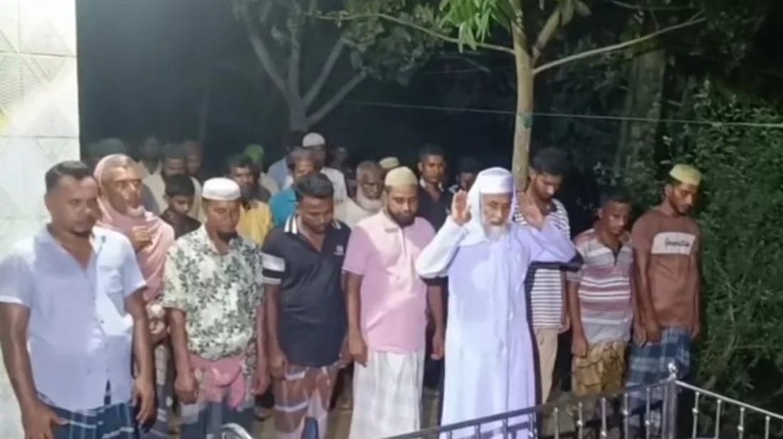 MP Gazi Nazrul’s second wife Mariam buried in Shyamnagar