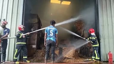 Fire breaks out at BAT Bangladesh warehouse in Ashulia, six firefighting units deployed