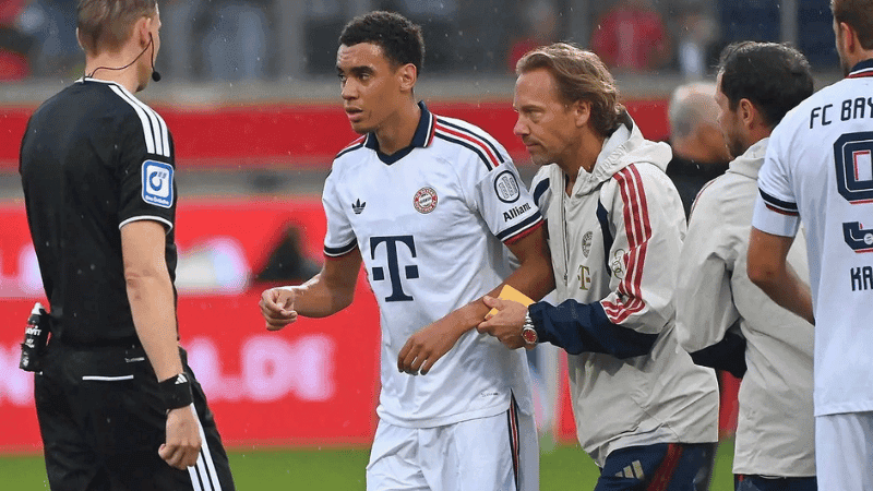Musiala collapsed on the pitch twice in four days