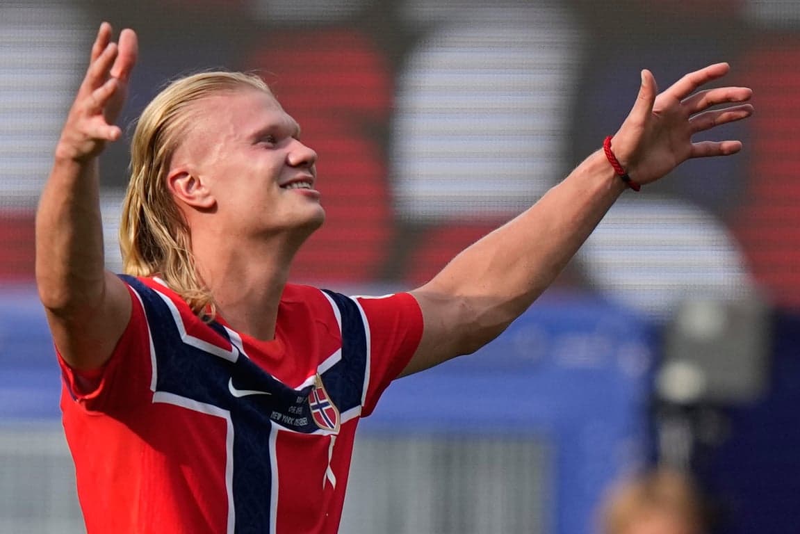 Haland joins Messi, Mbappé at top of Golden Boot race
