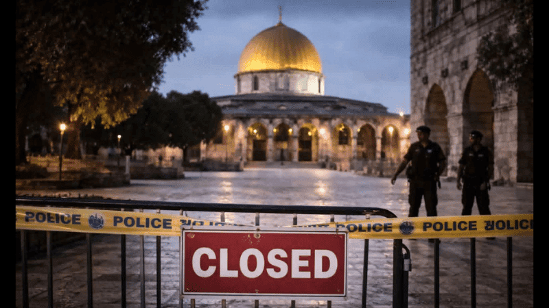 Al-Aqsa closed for Eid prayers for the first time in 60 years