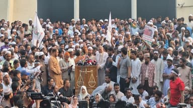 11-party alliance protests post-election violence