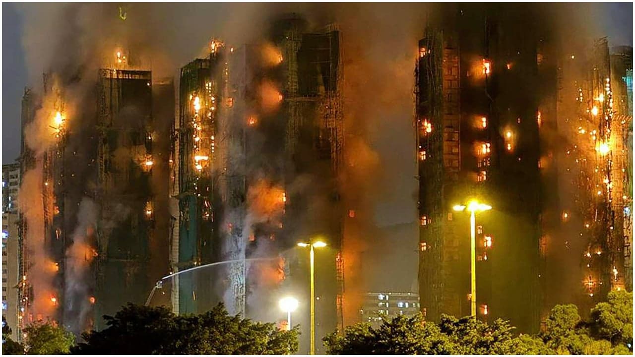 4 killed in fire at residential complex in Hong Kong