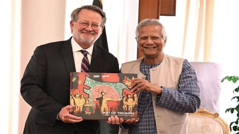 Election to be free and festive, Dr Yunus tells US Senator