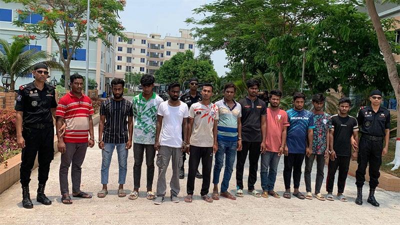 11 members of 'Mizu Gang' held in Rajshahi