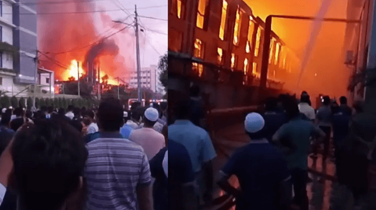 Fire breaks out at Narayanganj garment factory, 9 units battle blaze