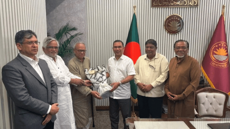 PM Tarique Rahman meets four newly appointed BNP Standing Committee members