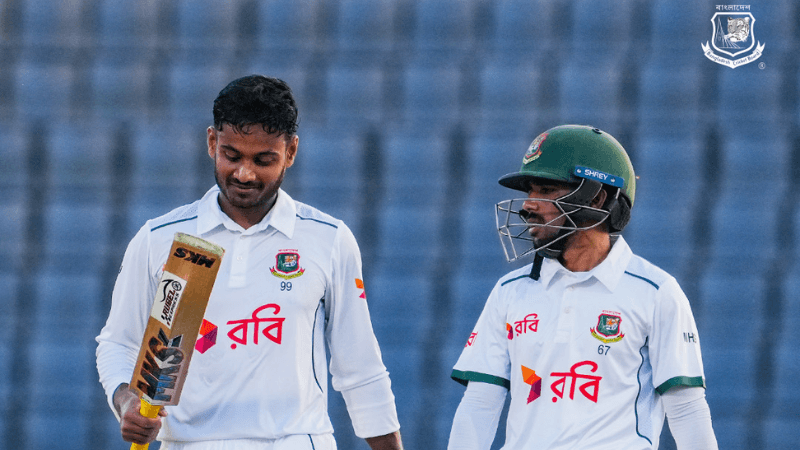 Bangladesh take lead in 2nd day Test against Ireland with Joy's century