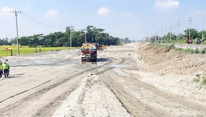 Six-lane highway: Works halted in Sylhet due to land acquisition complexity