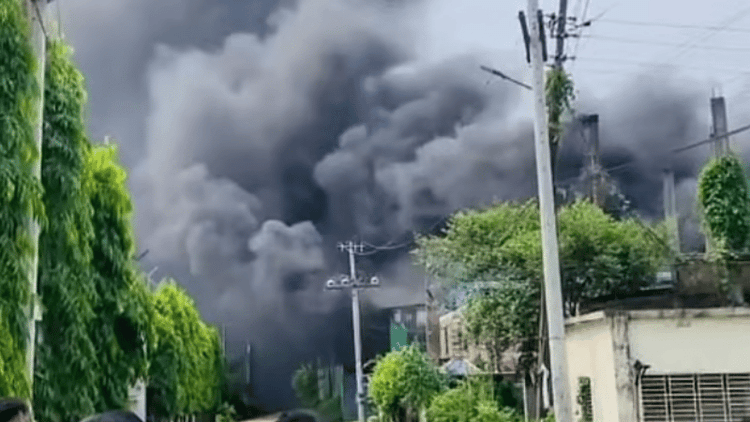 Fire at Furnace Oil Factory in Gazipur