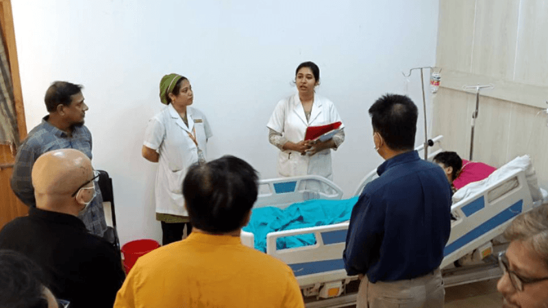 CA’s representatives visit injured BUET student Shadid